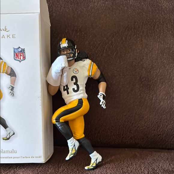 Hallmark Keepsake Pittsburgh Steelers Troy Polamalu Ornament NIB - Picture 7 of 13